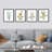 " Blue Pastel Geometric Patterns " 4 - Pieces-97762659-97762662