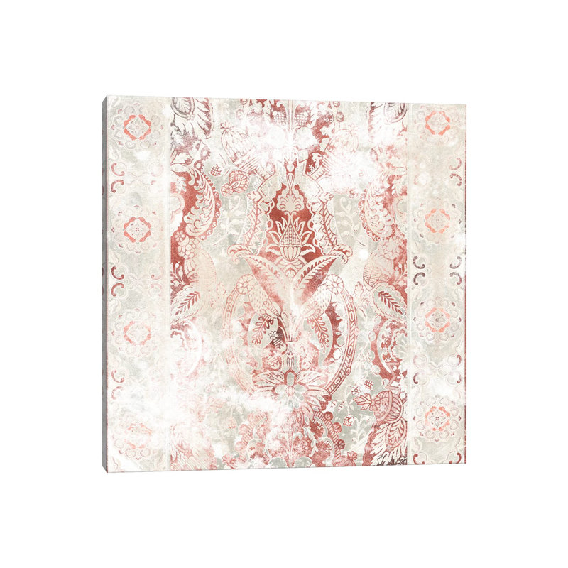World Traveler Textile IV - Wrapped Canvas Print, 30.48 cm H x 30.48 cm W