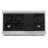 ZLINE 48 in. Classic Gas Rangetop with 8 Brass Burners and Porcelain Cooktop in Stainless Steel-88772689