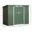 7 ft. W x 4 ft. D Metal Garden Shed