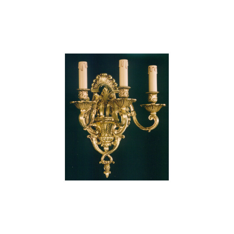 Cravens Candle Wall Light, Antique Silver