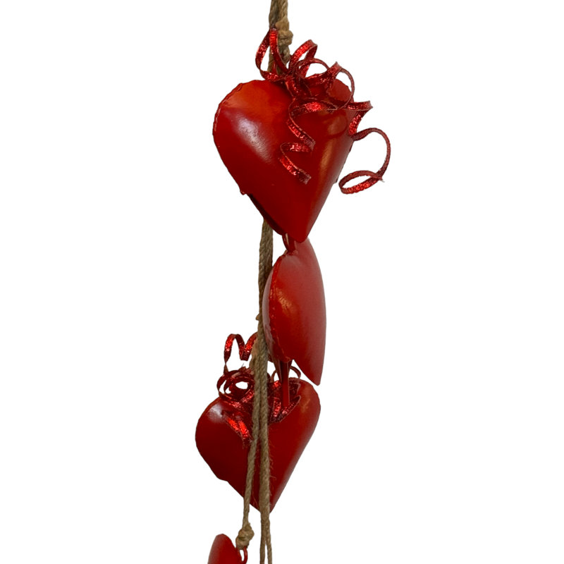 6-Piece Heart Bell Pendant