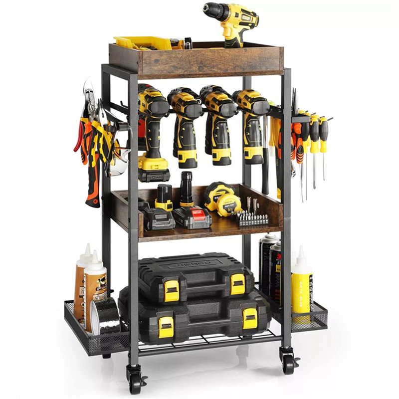 88cm H X 62cm W Garage Tools Storage Cart
