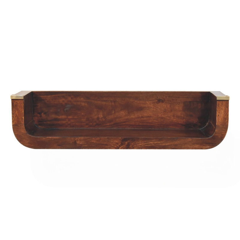 Console flottante en bois massif Indira California