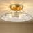 Abbate 4 - Light Glass Flush Mount Ceiling Light