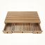 Bureau d'ordinateur 2 tiroirs Valencia avec pieds en métal noir H 30,35 po x l 47,03 po x P 23,55 po Valencia