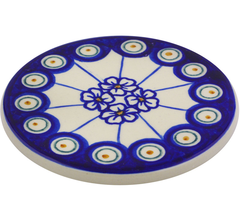 Rowell Stoneware Round 1 Piece Coaster