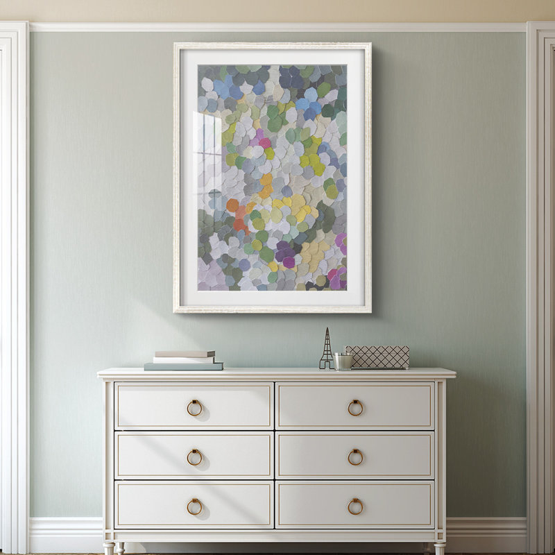Canne Garden - impression encadrée, Blanc, H 28,5 po x l 20,5 po