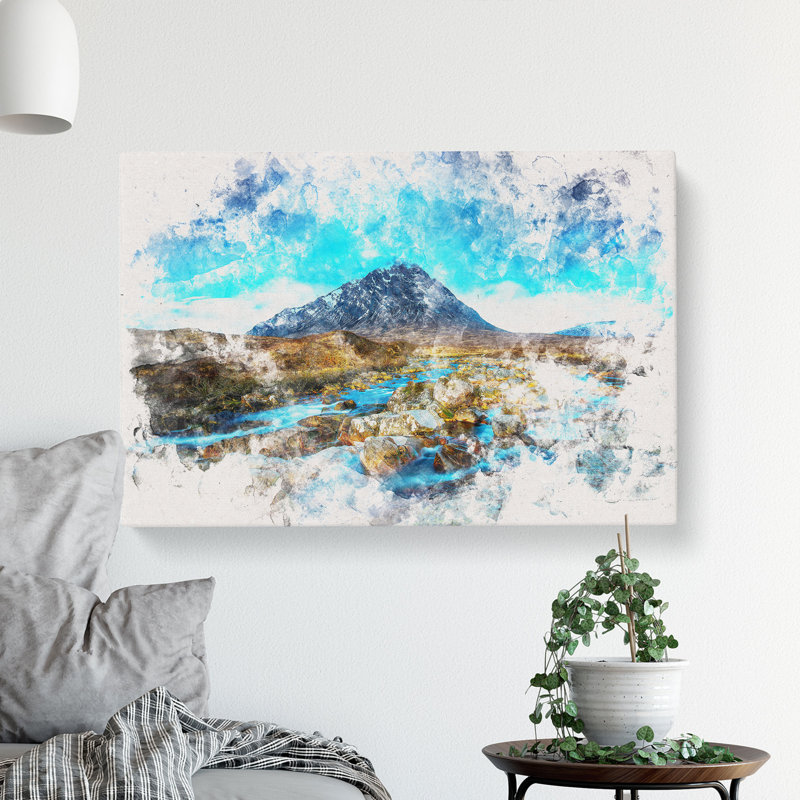Glencoe In Scotland - Wrapped Canvas, 40cm H x 60cm W x 3cm D