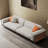 Nyair 111.8'' Square Arms  Compliant Sofa，Solid Wood Frame Couch