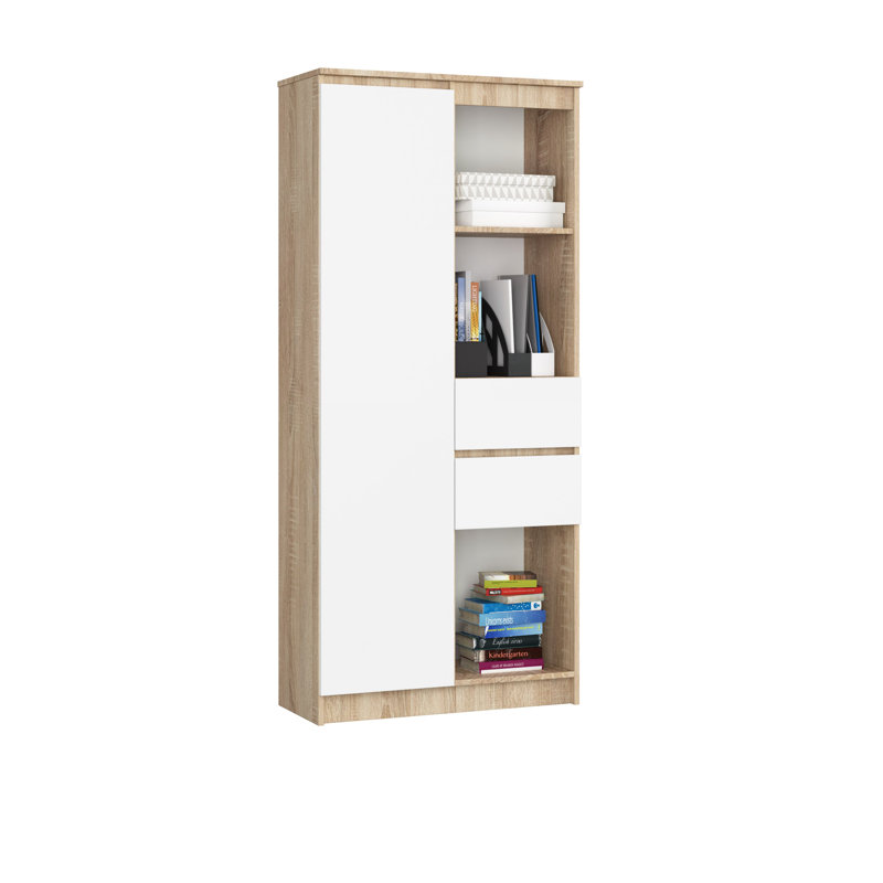 Aubre 180cm H x 80cm W Standard Bookcase