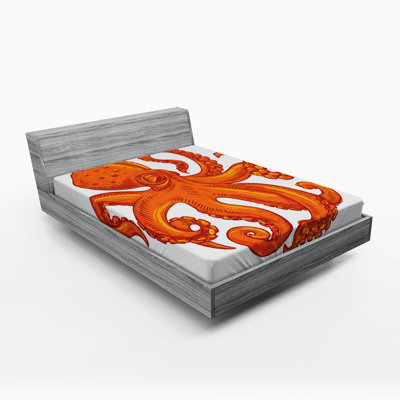 Drap-housse en microfibre Octopus