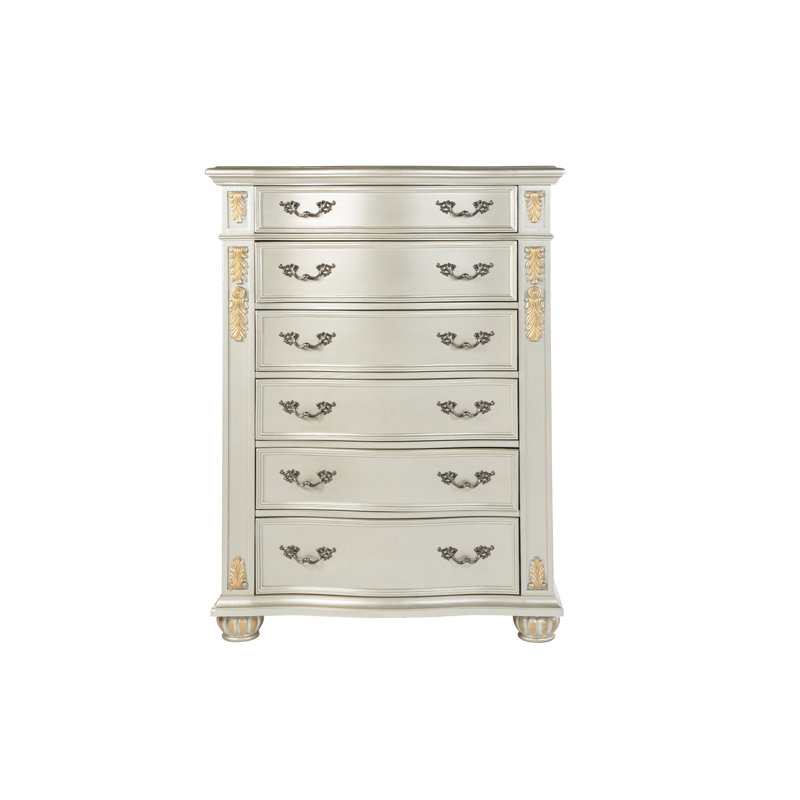 Commode Lyon, champagne argenté, Champagne