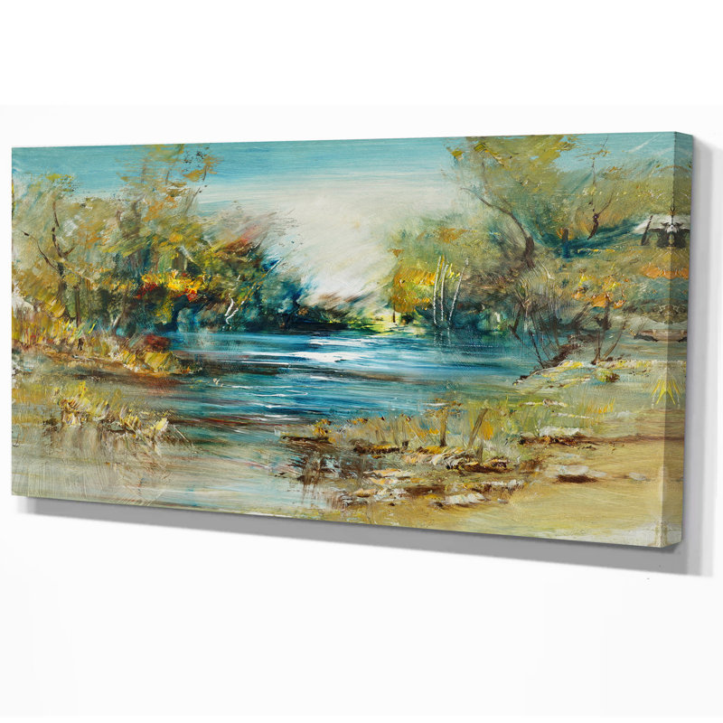 «Forest in Summer Sky», impression sur toile tendue, H 16 po x l 32 po x P 1 po