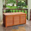 Boîte de rangement d'extérieur en eucalyptus 110 gallons, Gouldbourne