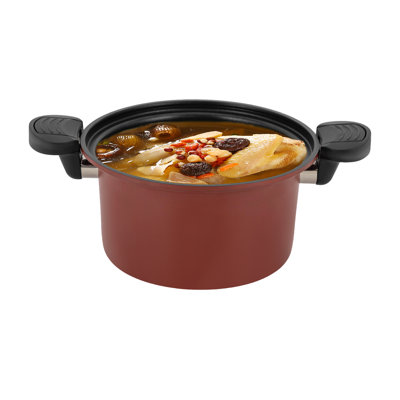 YYBUSHER 1.9 Quarts Non-Stick Stainless Steel Micro Pressure Cooker