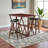 Glaser Solid Wood Top Double Pedestal Dining Set-560253340