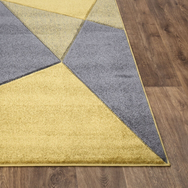 Ariela Geometric Area Rug, Rectangle 60 x 110cm