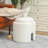 Nowata Teddy Fleece Boucle Upholstered Ottoman Stool-1216785972