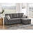 Upholstered L-Shaped Sectional Left Hand Facing-1766735763