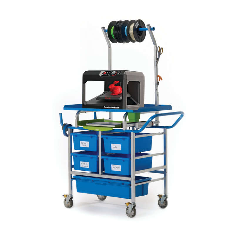 59'' H x 41'' W Printer Stand