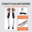 Jaliah Drywall Stilts Aluminum Tool Stilts 24''-40'' Adjustable Painting Silver