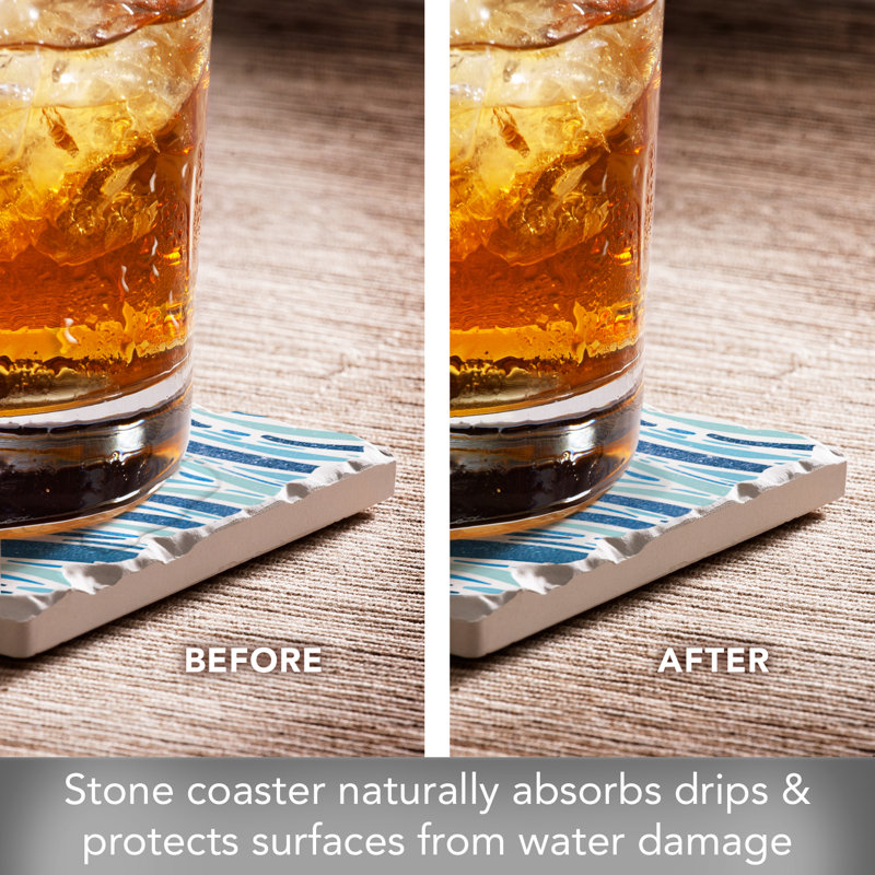 Stoneware Square 1 Piece Coaster