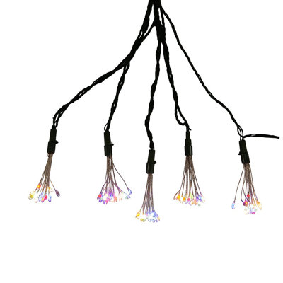 Kurt Adler 294-Light 20 Drop Dual Colour LED Icicle Set