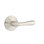 Basel Round Privacy (Bed & Bath) Door Lever with Round Rosette