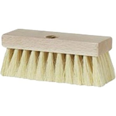 DQB 11949 7" X 2" Trim White Tampico Roof Brush W/Threaded Hole-1PK