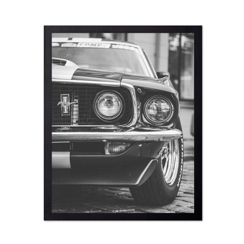Classic Muscle Car, Unframed, Poster, 16"H x 20"W