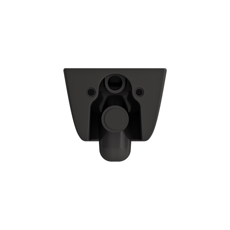 Milano Wall-hung Elongated Toilet Bowl, Matte Black