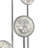 Bubbling Glow Integrated Led Chrome Floor Lamp