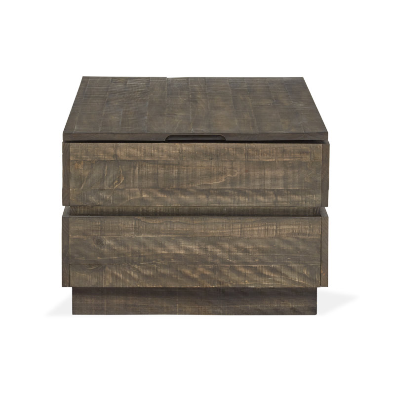 Solid Wood Coffee Table with Storage