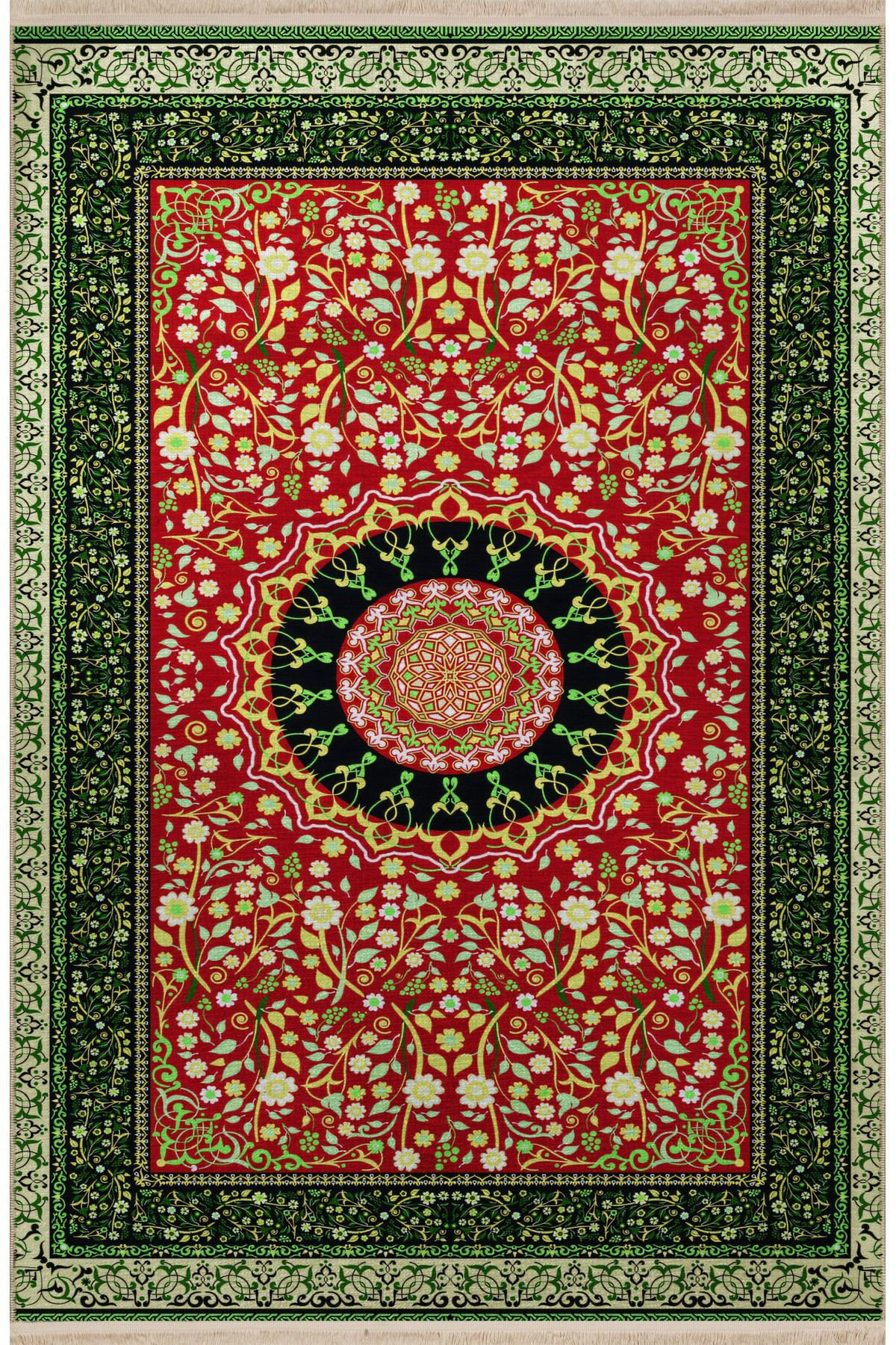 Wildon Home® Themed Traditional Ethnic Floral Patterned Creative ...