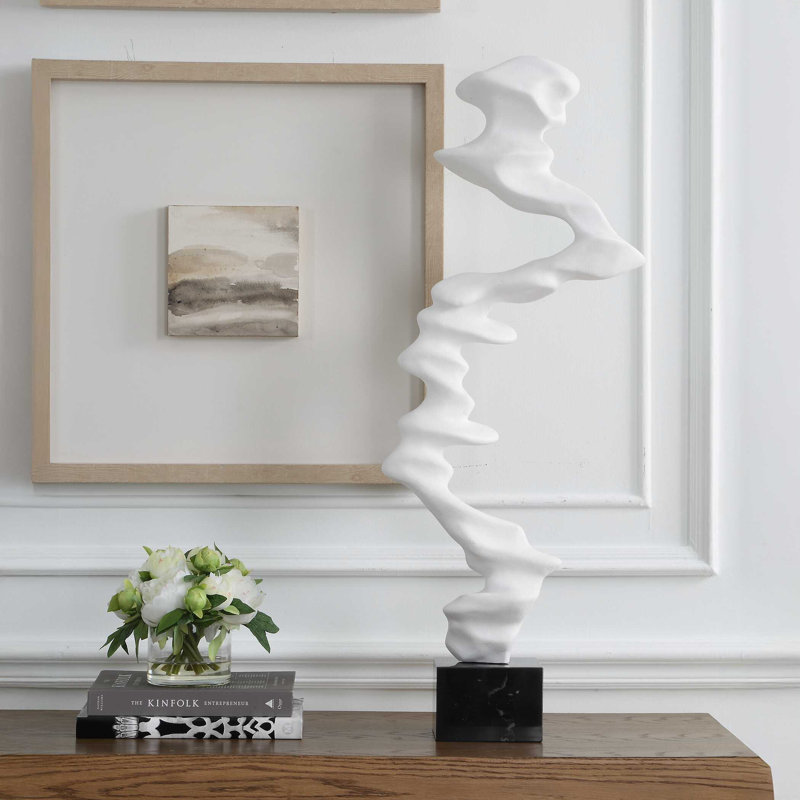  Sculpture flux intérieur / extérieur blanc