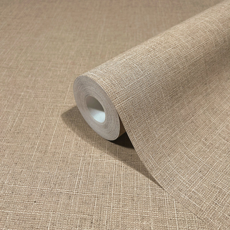 33cmm x 33cm Matte Wallpaper Roll, Brown