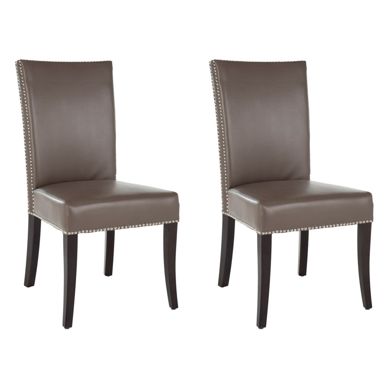 Chaise rembourrée Donn, Gris