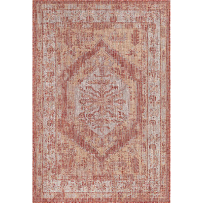 Tapis extérieur couleur nil rouille