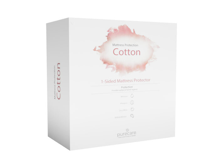 Cotton Fitted Mattress Protector Case Pack, Small Double (4')