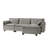 108" W Modern Sectional with Ottoman-2015922810