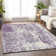 Premium Machine Washable Prisco Lavender Rug