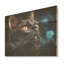 Beauté birmane, chat noir - Art mural en bois sur bois de pin naturel-457092471