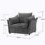 Fauteuil surdimensionné confortable pour diverses pièces au design élégant-112022704