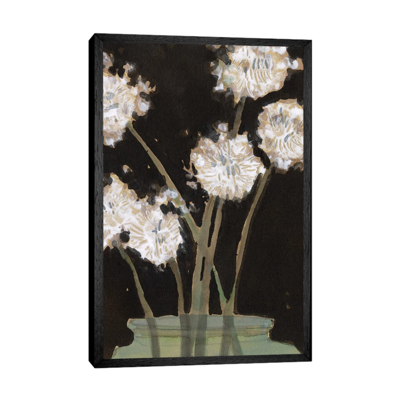 Dandy Lions II 1 Piece Wall Art on Canvas, 152.5 cm H x 101.5 cm W, Black Floater Frame