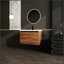 Meuble-lavabo durable de 30 po avec comptoir en résine, armoire à 2 portes pour un rangement efficace et une conception moderne-609458611
