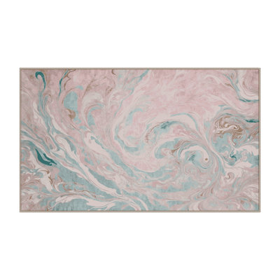 Machine Washable Beige Area Rug