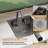 Workstation Kitchen Sink Undermount RV Sink Single Bowl Kitchen Bar Sink with Fold Faucet,Bottom Grid-124063276