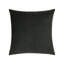 Luxe Velour Charcoal Square Performance Pillow Cover & Insert