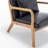 Armchair With Wooden And Leather Upholstery-611586525